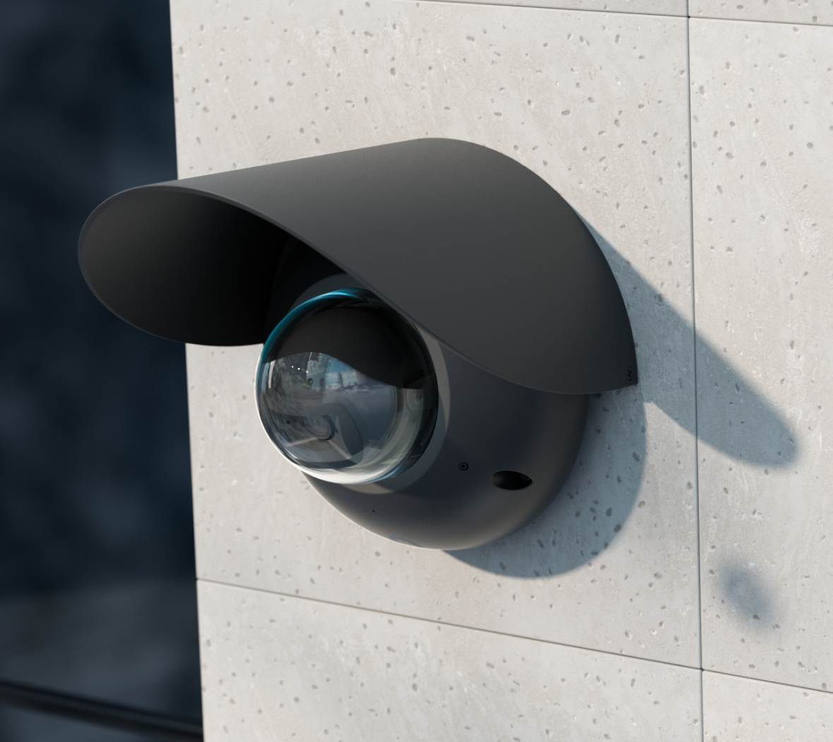 Ubiquiti | Ubiquiti G6 Dome Camera Weather Shield, Black, G6 Dome Camera Accessory, Optimal Image Quality, Protection Elements, Installed Outdoors, Wall, Pole. | UACC-G6-Dome-WS-B - Image 3