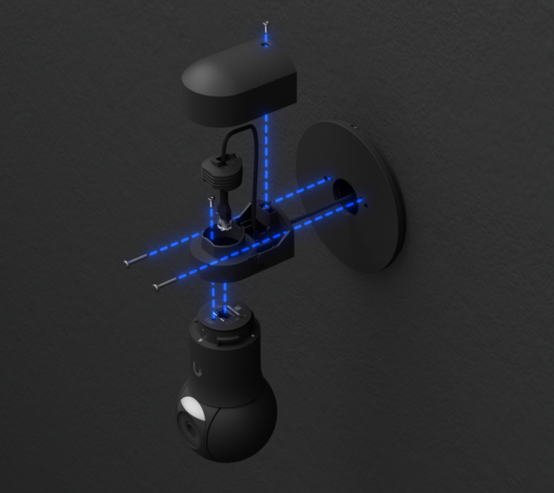 Ubiquiti | Ubiquiti Gang Box Mounting Plate, Black, Mounting Plate Designed, Interface UniFi Protect Cam, Multiple Types, Gang Boxes, Junction Boxes. | UACC-GB-Plate-B - Image 2
