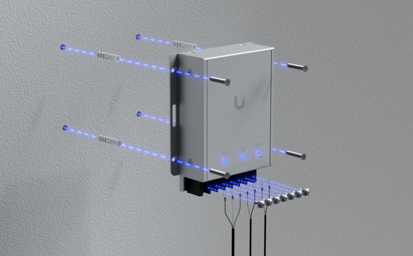 Ubiquiti | Ubiquiti Retrofit PSU 12V, 12V Power Supply With Optional SLA Backup Battery Support, Compatible With The UniFi Retrofit Hub. | UACC-Retrofit-PSU-12V - Image 2