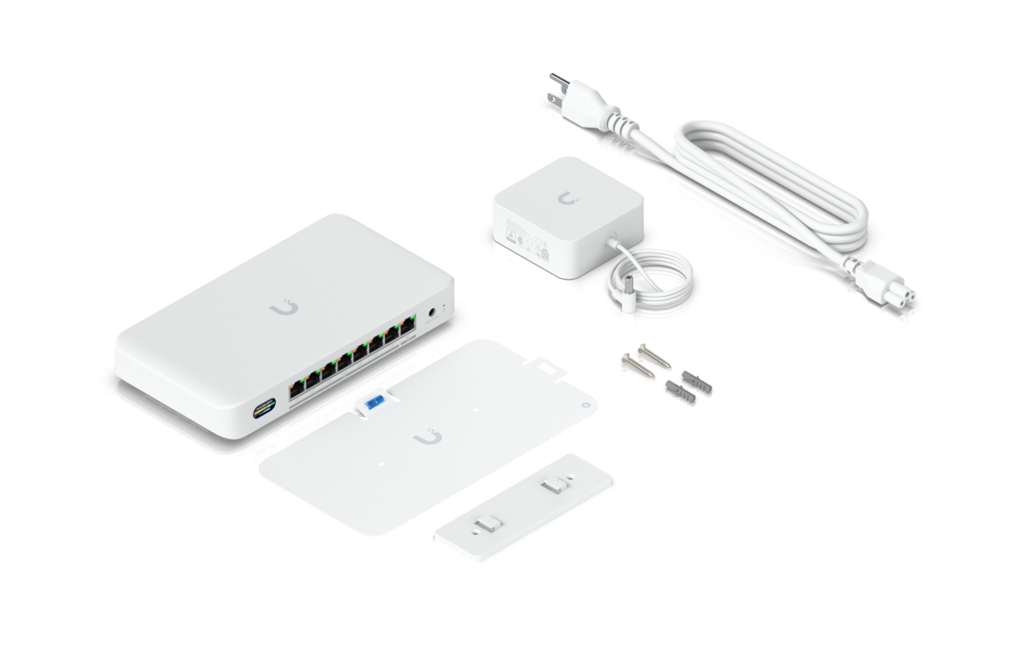 Ubiquiti | Ubiquiti Device Bridge Switch, Compact PoE+ Switch* (1) 10 GbE Port, (7) 2.5 GbE Ports, 6 GHz, WiFi 7 Integration, Seamless, High-Capacity,UniFi WiFi. | UDB-Switch - Image 2