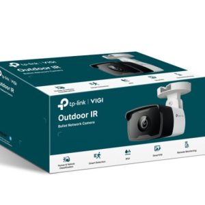 TP-LINK-VIGI C340I(4mm)-TP-Link VIGI 4MP C340I(4mm) Outdoor IR Bullet Network Camera